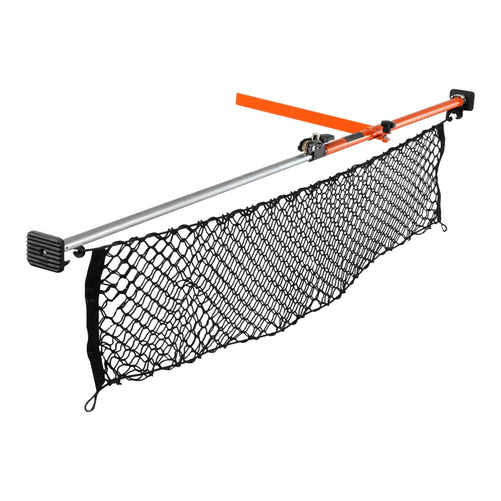 VEVOR Cargo Bar, Cargo Bars Adjustable from 40" to 73", Heavy-duty Steel Cargos Stabilizer with Storage Net & Divider Bar, Telescoping Load Lock Bars for SUVs, Sedans