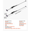 VEVOR Cargo Bar, Cargo Bar Adjustable from 89" to 104", Heavy-duty Steel Cargos Stabilizer with Non-Slip Foot Pads, Truck Bed Load Lock Bars for Box Trucks, Semi-Trailers, Trailers (2PCS)