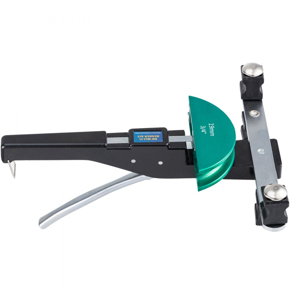 VEVOR Copper Pipe Bender, 7 Colorful Dies 1/4-7/8 inch 90 Degrees Forward and Reverse Bending, 6-22 mm for Copper & Aluminum Tubes with Reverse Bend Attachment