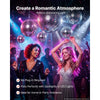 VEVOR Mirror Disco Ball 3.2" 4" 6" 8" 12" 17-Pack Balls with Hanging Ring, for Party Home Decoration Stage Props DJ Dance Club, 2 Mirror Tile Sizes, Reflects Light, Wedding Birthday Decor, Silver