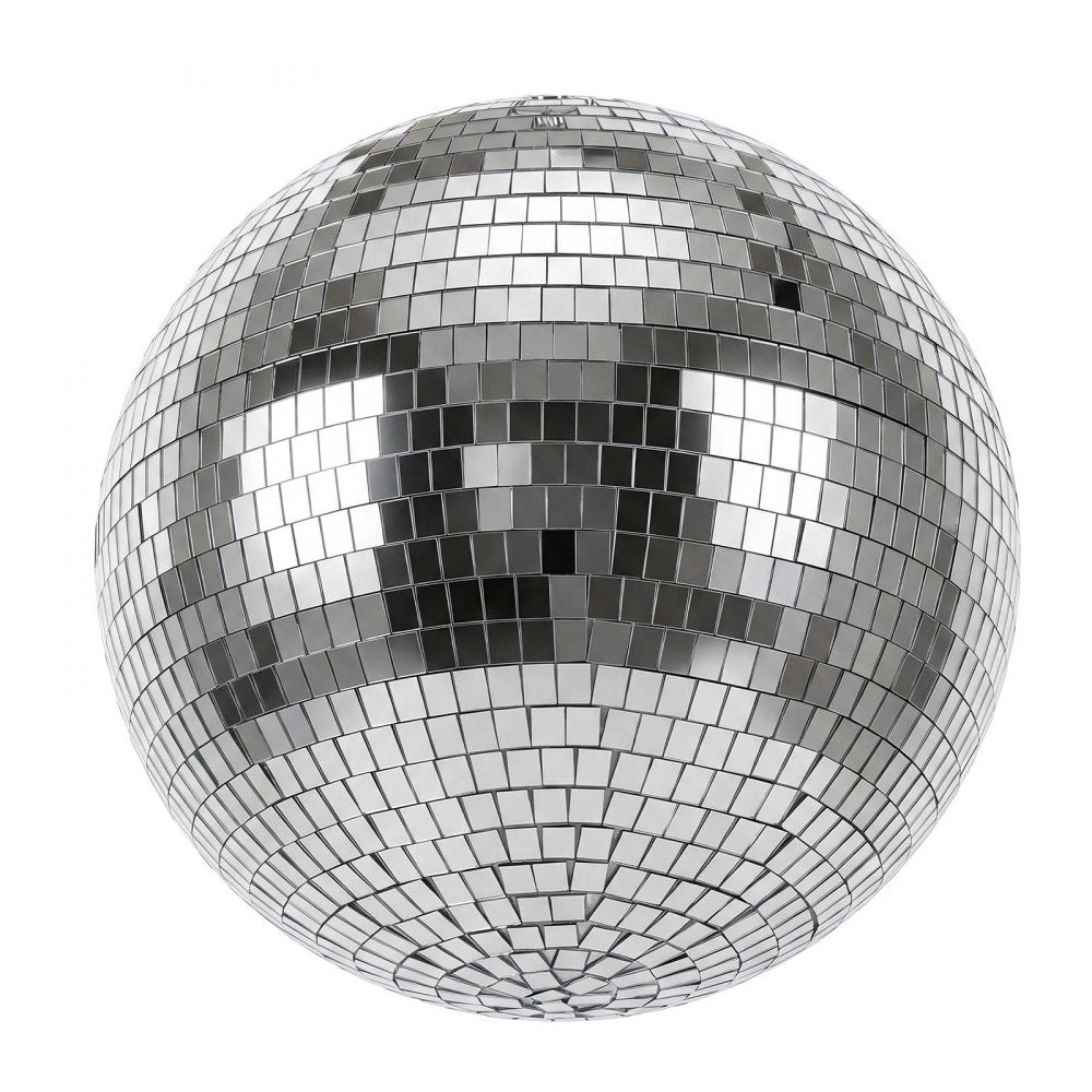VEVOR Mirror Disco Ball 3.2" 4" 6" 8" 12" 17-Pack Balls with Hanging Ring, for Party Home Decoration Stage Props DJ Dance Club, 2 Mirror Tile Sizes, Reflects Light, Wedding Birthday Decor, Silver