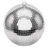 VEVOR Mirror Disco Ball 12 Inch Silver Reflective Ball with Hanging Ring, for Party Home Decoration Stage Props DJ Dance Club, 2 Mirror Tile Sizes, Reflects Light, Large Wedding Music Birthday Decor