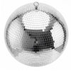 VEVOR Mirror Disco Ball 16 Inch Silver Reflective Ball with Hanging Ring, for Party Home Decoration Stage Props DJ Dance Club, 2 Mirror Tile Sizes, Reflects Light, Large Wedding Music Birthday Decor