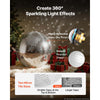 VEVOR Mirror Disco Ball 20 Inch Silver Reflective Ball with Hanging Ring, for Party Home Decoration Stage Props DJ Dance Club, 2 Mirror Tile Sizes, Reflects Light, Large Wedding Music Birthday Decor