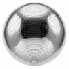 VEVOR Mirror Disco Ball 20 Inch Silver Reflective Ball with Hanging Ring, for Party Home Decoration Stage Props DJ Dance Club, 2 Mirror Tile Sizes, Reflects Light, Large Wedding Music Birthday Decor