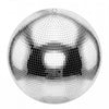 VEVOR Mirror Disco Ball 24 Inch Silver Reflective Ball with Hanging Ring, for Party Home Decoration Stage Props DJ Dance Club, 2 Mirror Tile Sizes, Reflects Light, Large Wedding Music Birthday Decor