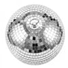 VEVOR Mirror Disco Ball 4" 6" 8" 12" 8-Pack Silver Balls with Hanging Ring, for Party Home Decoration Stage Props DJ Dance Club, 2 Mirror Tile Sizes, Reflects Light, Wedding Music and Birthday Decor