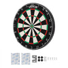 VEVOR Dart Board, High-Grade Self-Healing Sisal Fiber Dartboard with Staple-Free Bullseye, Blade Wire & Rotating Number Ring, 17.7" Professional Dartboard for Home Party Game Room (Darts Not Included)