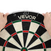 VEVOR Dartboard with 6 Darts & Scoring Kit, Self-Healing Sisal Fibers Dartboard with Staple-Free Bullseye & Rotating Number Ring, 17.7" Professional Steel Tip Dart Board Set for Home Party Game Rooms