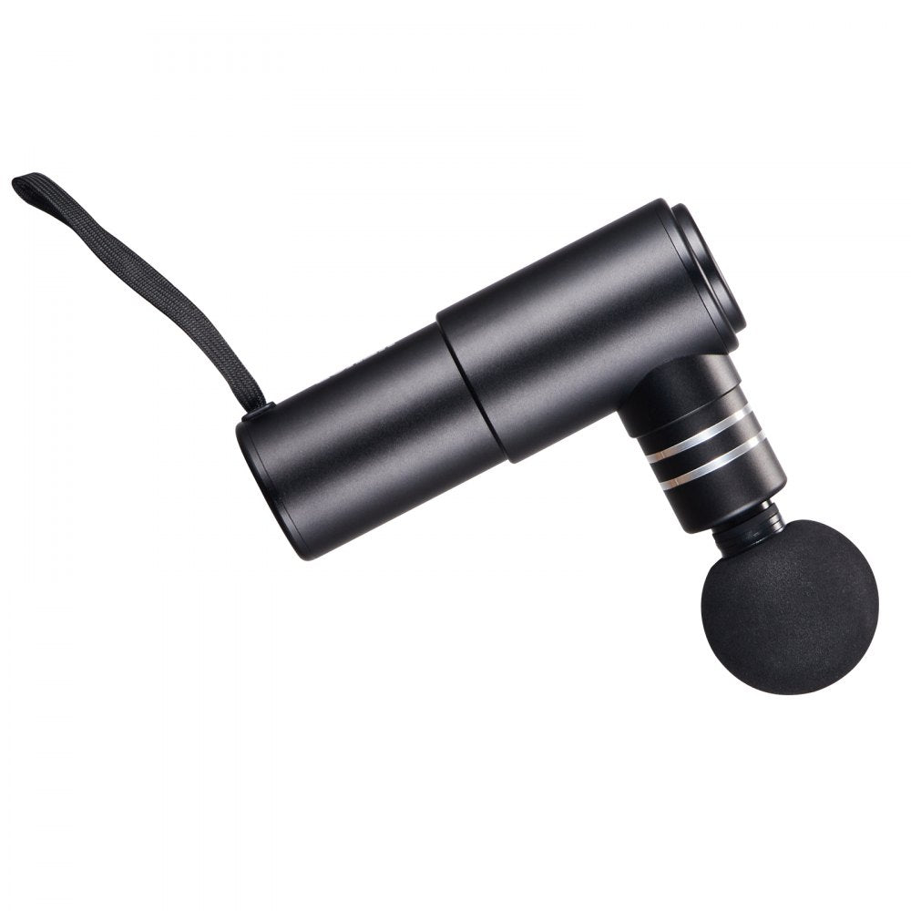 VEVOR Massage Gun Deep Tissue, Percussion Mini Muscle Massage Gun for Athletes - with 4 Speed Levels & 4 Massage Heads, 12V 2500mAh Batteries, Handheld Massage Gun for Pain Relief, Muscle Relaxation