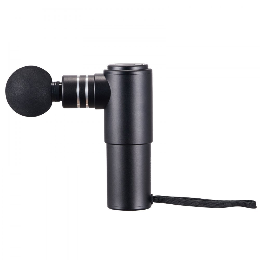 VEVOR Massage Gun Deep Tissue, Percussion Mini Muscle Massage Gun for Athletes - with 4 Speed Levels & 4 Massage Heads, 12V 2500mAh Batteries, Handheld Massage Gun for Pain Relief, Muscle Relaxation