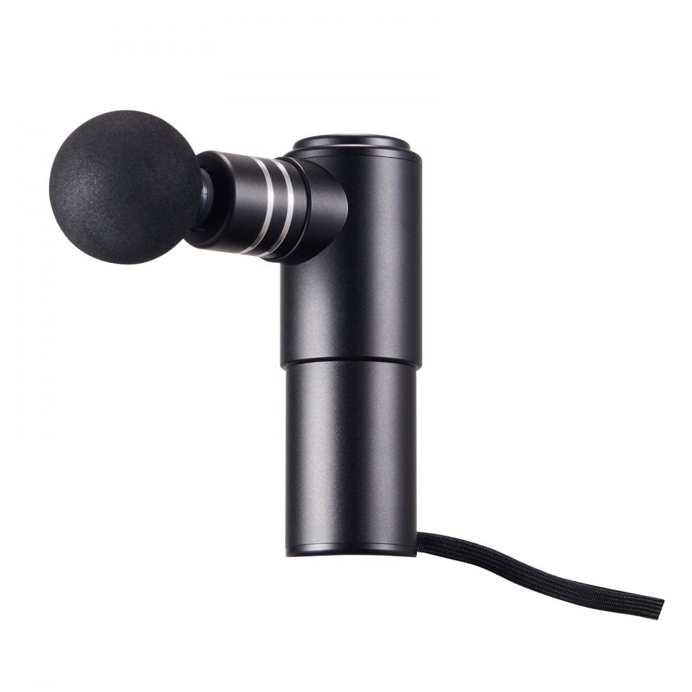VEVOR Massage Gun Deep Tissue, Percussion Mini Muscle Massage Gun for Athletes - with 4 Speed Levels & 4 Massage Heads, 12V 2500mAh Batteries, Handheld Massage Gun for Pain Relief, Muscle Relaxation