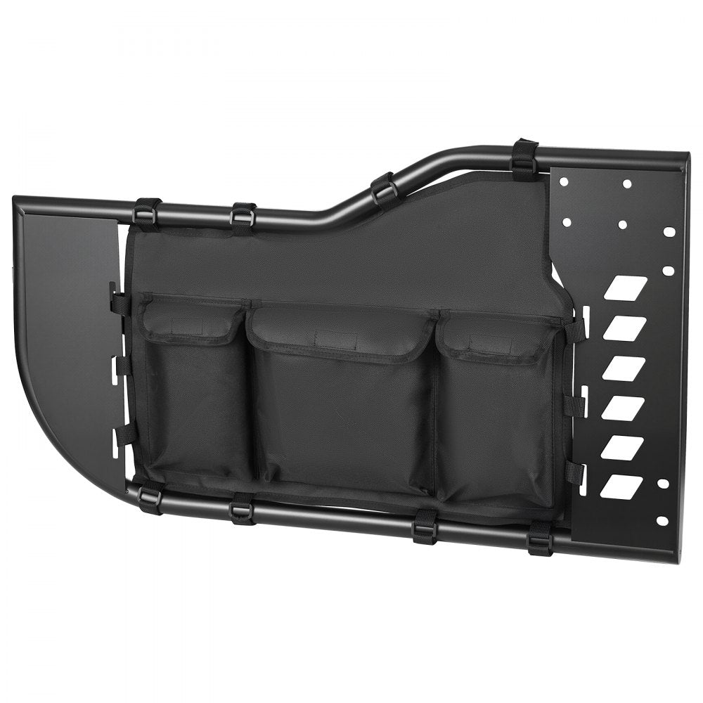 VEVOR Jeep Tube Doors, 4-Door, Compatible with 2018-2026 Jeep Wrangler JL & 2020-2026 Gladiator JT, Steel Off Road Front & Rear Tubular Half Doors with DOT Certified Side View Mirrors and Storage Bag