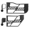 VEVOR Jeep Tube Doors, 4-Door, Compatible with 2007-2018 Jeep Wrangler JK JKU Unlimited, Steel Off Road Front & Rear Tubular Half Doors with Storage Bag, Rubber Pads, Heavy-Duty Hinges and OE Latch