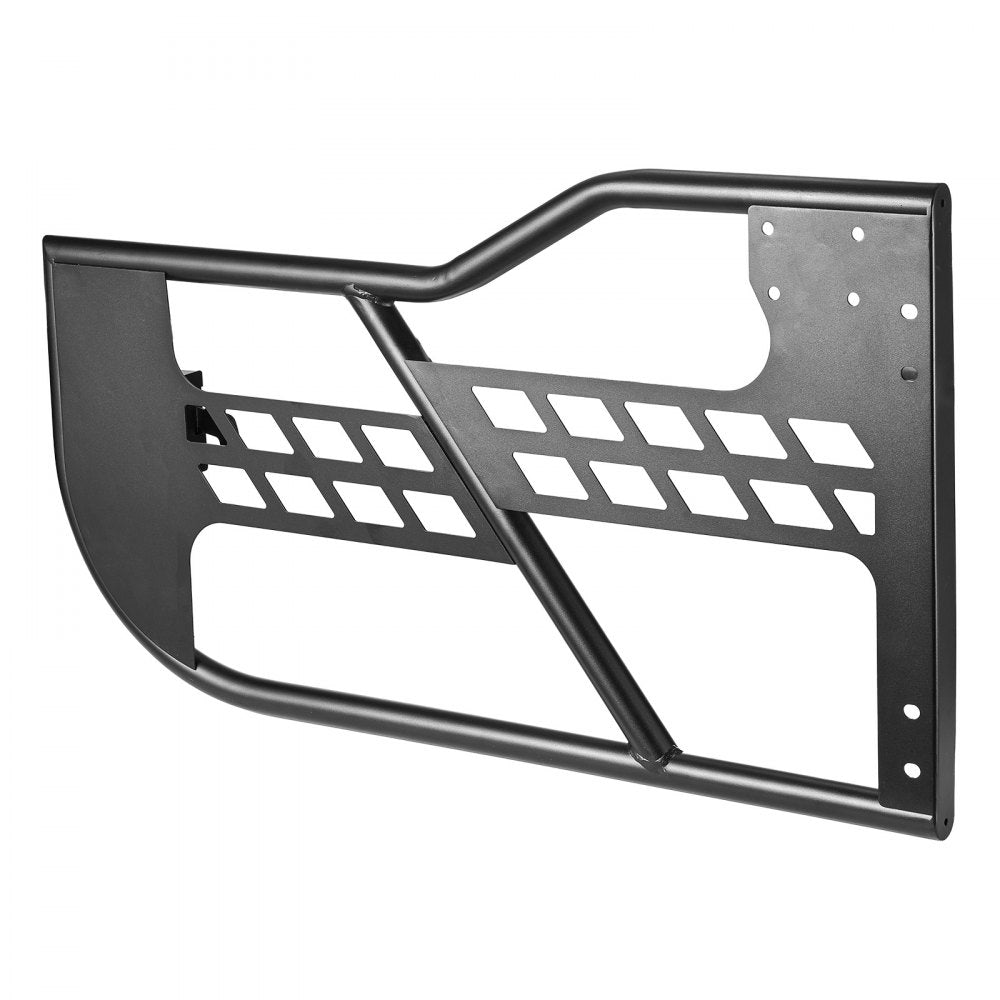 VEVOR Jeep Tube Doors, 4-Door, Compatible with 2007-2018 Jeep Wrangler JK JKU Unlimited, Steel Off Road Front & Rear Tubular Half Doors with DOT Certified Side View Mirrors, Storage Bag & Rubber Pads