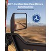 VEVOR Jeep Tube Doors, 4-Door, Compatible with 2018-2026 Jeep Wrangler JL JLU & Gladiator JT 4XE, Steel Off Road Front & Rear Tubular Half Doors with DOT Certified Side View Mirrors