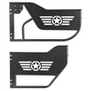 VEVOR Jeep Tube Doors, 4-Door, Compatible with 2018-2026 Jeep Wrangler JL JLU & Gladiator JT 4XE, Steel Off Road Front & Rear Tubular Half Doors with DOT Certified Side View Mirrors