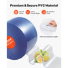 VEVOR Clear PVC Strip Curtain, 150 ft Length x 8 in Width, Plastic Door Strip Bulk Roll, Walk in Freezer Cooler Curtain Strips for Doorways of Supermarket, Garage, Warehouse, Barn, Pet Animal House