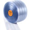 VEVOR Strip Curtain, 164' Length, 8" Width, 0.08" Thickness, Clear Ribbed Plastic Door Strips, PVC Curtain Strip Door Bulk Roll for Warehouses, Factories, Supermarkets, Shopping Malls, Halls, Garages