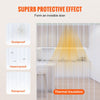 VEVOR Strip Curtain, 164' Length x 8" Width x 0.08" Thickness, Clear PVC Smooth Curtain Strip Door Bulk Roll, Plastic Door Strips for Doorways of Supermarket, Garage, Warehouse, Barn, Pet Animal House