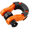 VEVOR 3/4" D-Ring Shackle, 2 Pack Alloy Steel Shackles 66139 lbs (30 Ton) Break Strength with 7/8" Screw Pin, Isolators & Washers, Heavy Duty Off Road Vehicle Recovery Shackle for Jeep Truck, Orange