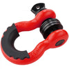 VEVOR 3/4" D-Ring Shackle, 2 Pack Alloy Steel Shackles 62832 lbs (28.5 Ton) Break Strength with 7/8" Screw Pin, Isolators & Washers, Heavy Duty Off Road Vehicle Recovery Shackle for Jeep Truck, Red