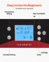 VEVOR 400 Egg Incubator, Poultry Incubator Cabinet with Automatic Eggs Turning, Temperature & Humidity Control, Heating & Cooling Egg Hatcher, Commercial Incubators for Hatching Chicks Ducks Goose