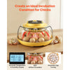 VEVOR 18 Egg Incubator, Automatic Egg Turner with LED Candler, Temperature & Humidity Control, 360° View Clear Window, Auto Water Refill, Poultry Eggs Incubators for Hatching Chicks Ducks Goose Quail