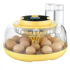 VEVOR 18 Egg Incubator, Automatic Egg Turner with LED Candler, Temperature & Humidity Control, 360° View Clear Window, Auto Water Refill, Poultry Eggs Incubators for Hatching Chicks Ducks Goose Quail