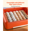 VEVOR 36 Egg Incubator, Automatic Egg Turner with LED Candler & Water Tray, Temperature & Humidity Control, 360° View Clear Window, Poultry Eggs Incubators for Hatching Chicks Ducks Goose Quails