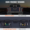 VEVOR Tailgate Bike Pad, 53" Truck Tailgate Pad Carry 5 Mountain Bikes, Upgraded Grooves Tailgate Protection Pad with Reflective Strips and Tool Pockets, with Camera Opening for Mid-Size Pickup Trucks