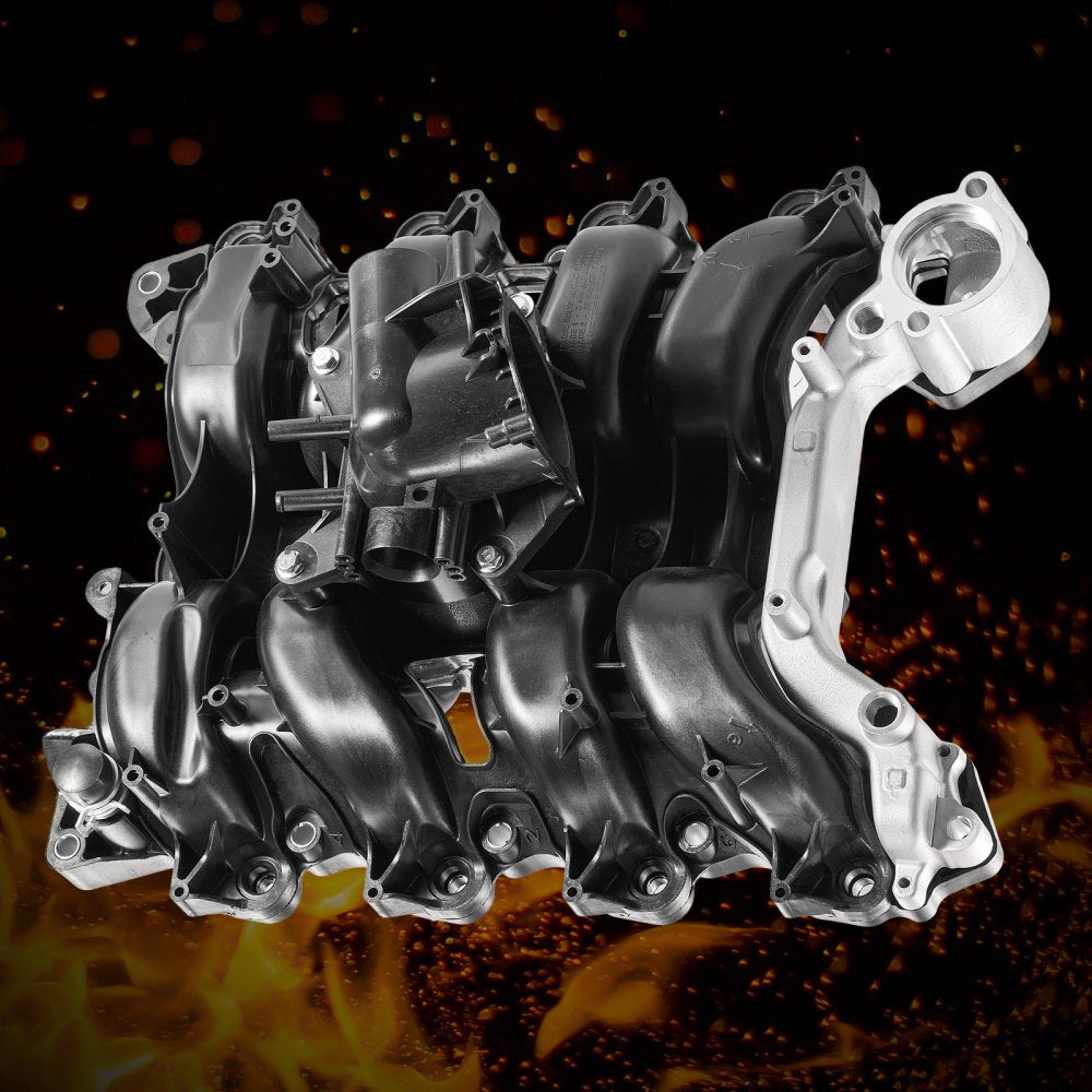 VEVOR Intake Manifold, with Gasket, Engine Intake Manifold Assembly Compatible with 2007-2008 Ford F-150 / E-150 / E-250, Automotive Engine Replacement Kit Replace 615-375, 7L3Z-9424-B, 7L3Z-9424-F