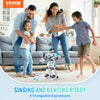 VEVOR RC Robot Toys for Kids, 2.4GHz Gesture Sensing Programmable Remote Control Smart Robot with Voice Control, Interactive Singing Dancing Robot for Age 6 7 8 10 12 Year Old Boys Girls Birthday Gift