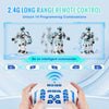 VEVOR RC Robot Toys for Kids, 2.4GHz Gesture Sensing Programmable Remote Control Smart Robot with Voice Control, Interactive Singing Dancing Robot for Age 6 7 8 10 12 Year Old Boys Girls Birthday Gift
