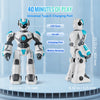 VEVOR RC Robot Toys for Kids, 2.4GHz Gesture Sensing Programmable Remote Control Smart Robot with Voice Control, Interactive Singing Dancing Robot for Age 6 7 8 10 12 Year Old Boys Girls Birthday Gift