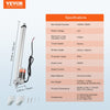 VEVOR Linear Actuator 12V, 16 Inch High Load 330lbs/1500N Linear Actuator, 0.19"/s Linear Motion Actuator with Mounting Bracket and IP54 Protection