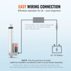 VEVOR 12V Linear Actuator - 6 Inch Stroke, High Load Capacity 330lbs with Mounting Bracket and IP54 Protection