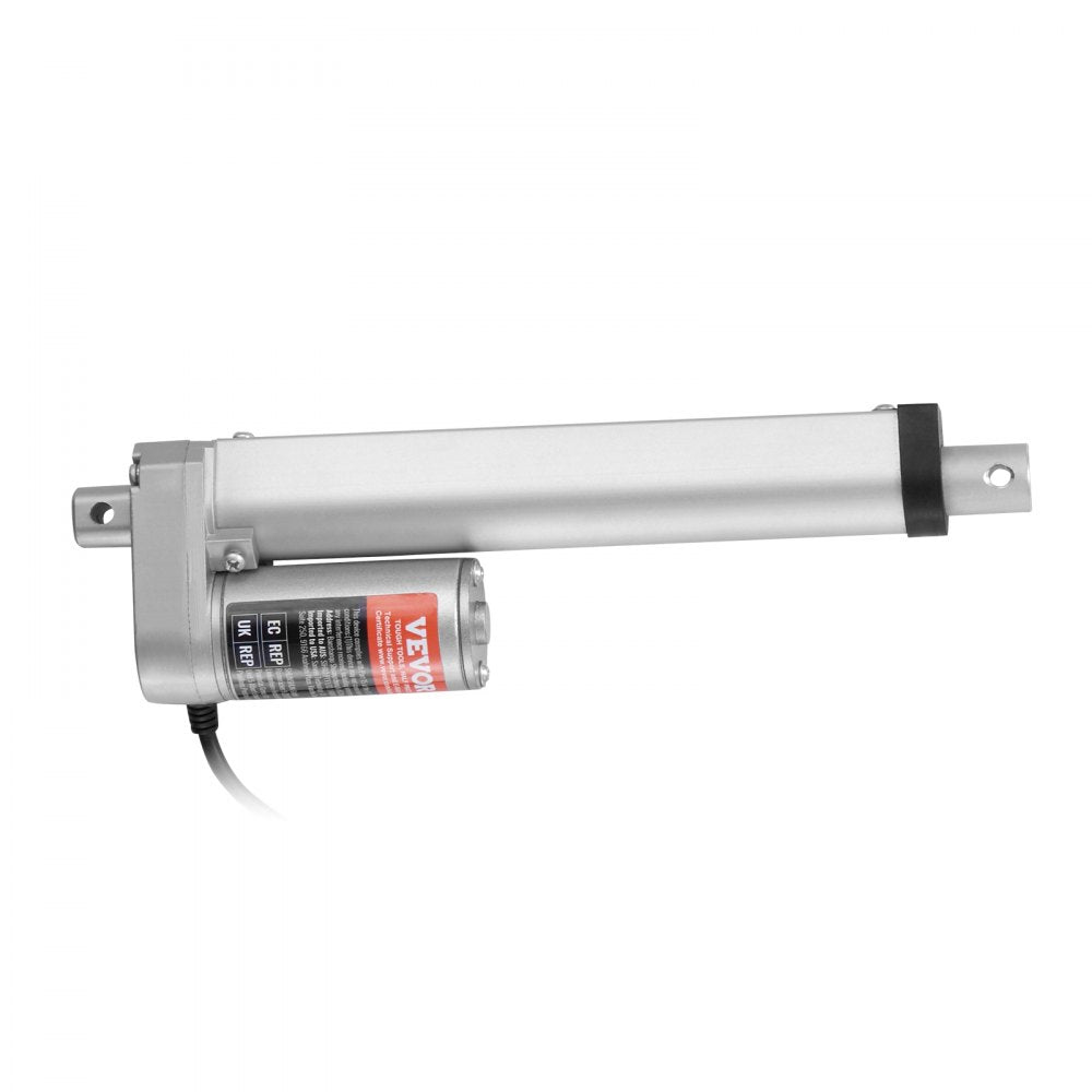 VEVOR 12V Linear Actuator - 6 Inch Stroke, High Load Capacity 330lbs with Mounting Bracket and IP54 Protection