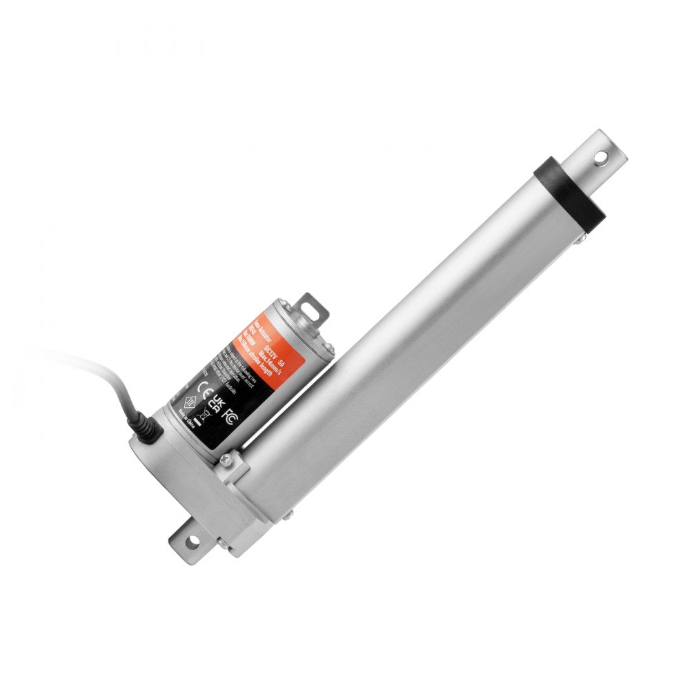 VEVOR 12V Linear Actuator - 6 Inch Stroke, High Load Capacity 330lbs with Mounting Bracket and IP54 Protection