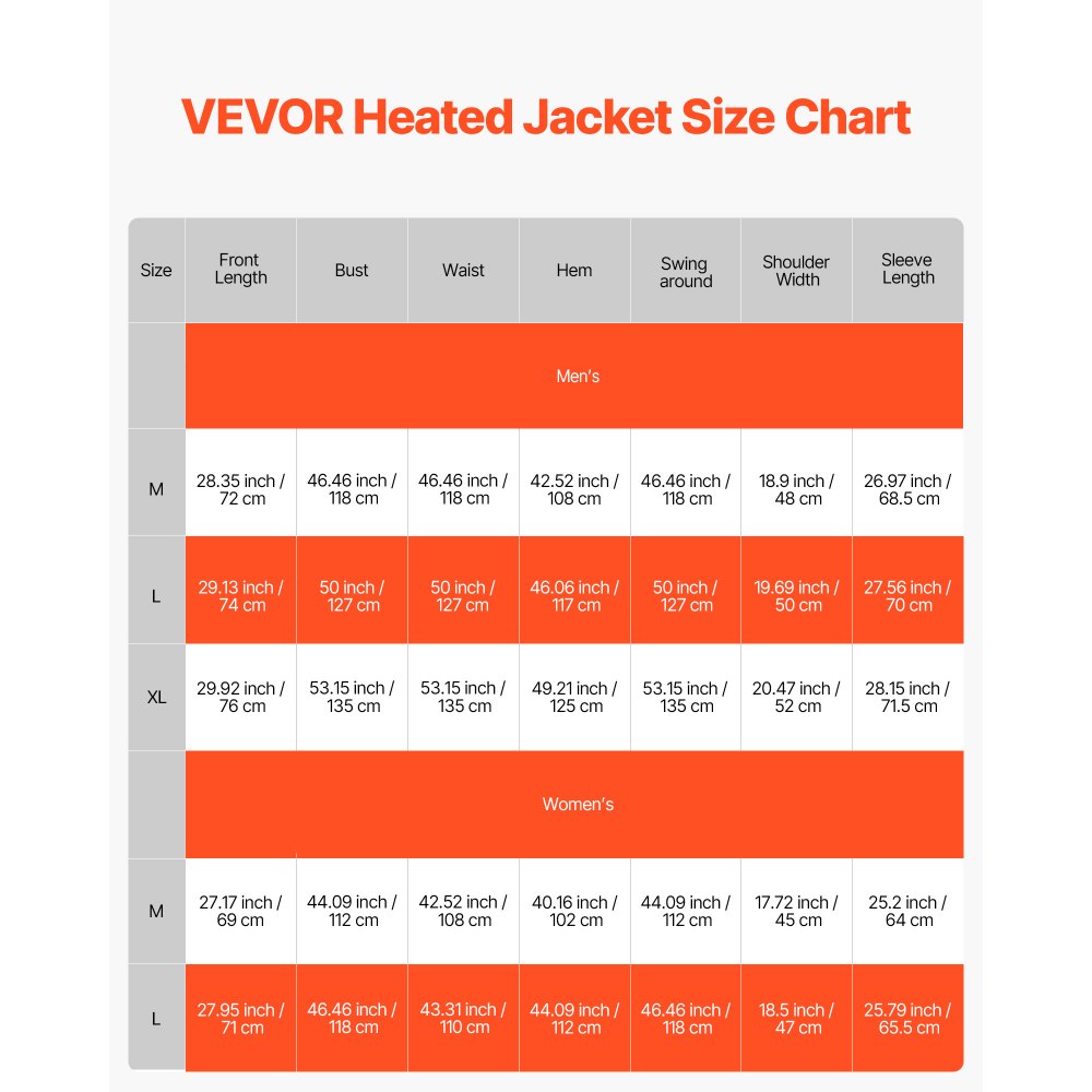 VEVOR Heated Jacket for Women with 7.4V Battery, Soft Shell Electric Heating Coat, Windproof Lightweight Outerwear with 4 Heating Zones & 3 Heat Settings, for Hiking, Outdoor Work, Black, M Size