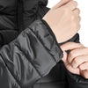 VEVOR Heated Jacket for Women with 7.4V Battery, Soft Shell Electric Heating Coat, Windproof Lightweight Outerwear with 4 Heating Zones & 3 Heat Settings, for Hiking, Outdoor Work, Black, M Size