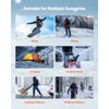 VEVOR Heated Vest, Men Electric Heating Vest with 16000 mAh Battery Pack, 6 Heating Zones Lightweight Rechargeable Winter-Vest with 3 Levels, for Outdoor Hiking Camping Fishing Skiing, Size M