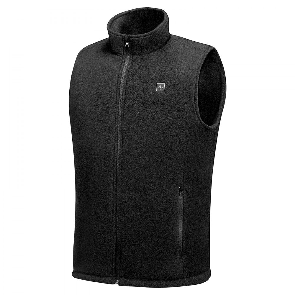 VEVOR Heated Vest, Men Electric Heating Vest with 16000 mAh Battery Pack, 6 Heating Zones Lightweight Rechargeable Winter-Vest with 3 Levels, for Outdoor Hiking Camping Fishing Skiing, Size M
