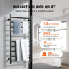 VEVOR 10 Bars Towel Warmer Rack, 120V Wall Mounted Heated Towel Rack for Bathroom, IPX5 Waterpoof Towel Heater Rack with Timer & LED Display Screen, 5 Levels Adjustable Temperature Towel Heater, Black