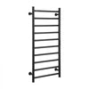 VEVOR 10 Bars Towel Warmer Rack, 120V Wall Mounted Heated Towel Rack for Bathroom, IPX5 Waterpoof Towel Heater Rack with Timer & LED Display Screen, 5 Levels Adjustable Temperature Towel Heater, Black