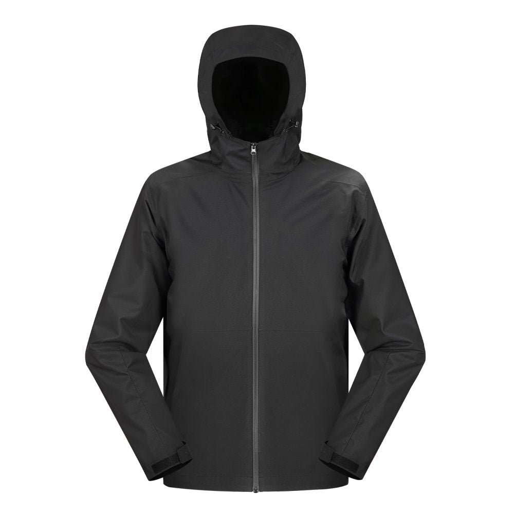 VEVOR Heated Jacket for Women with 7.4V Battery, Soft Shell Electric Heating Coat, Windproof Waterproof Lightweight Outerwear with 5 Heating Zones & 3 Heat Settings, Machine Washable, L Size