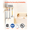 VEVOR Water Heater Kit, 3/4 Inch Cold & Hot Water Plumbing Repair Kit with 600 WOG Isolation Valves, Pressure Relief Valve, Ball Valve, Gas Hose, Compatible with Most Tankless Waters Heater Brands