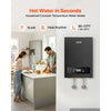 VEVOR Tankless Electric Water Heater, 14 kW 240 V Instant Hot Water Heater, for Household Washing, Bathing, Kitchen, LED Touch Control, Cast Aluminum Heating Element, 86-131°F Adjustable Temperature