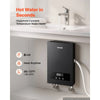 VEVOR Tankless Electric Water Heater, 8 kW 240 V Instant Hot Water Heater, for Single-Person Showers, Handwashing, LED Touch Control, Cast Aluminum Heating Element, 86-131°F Adjustable Temperature