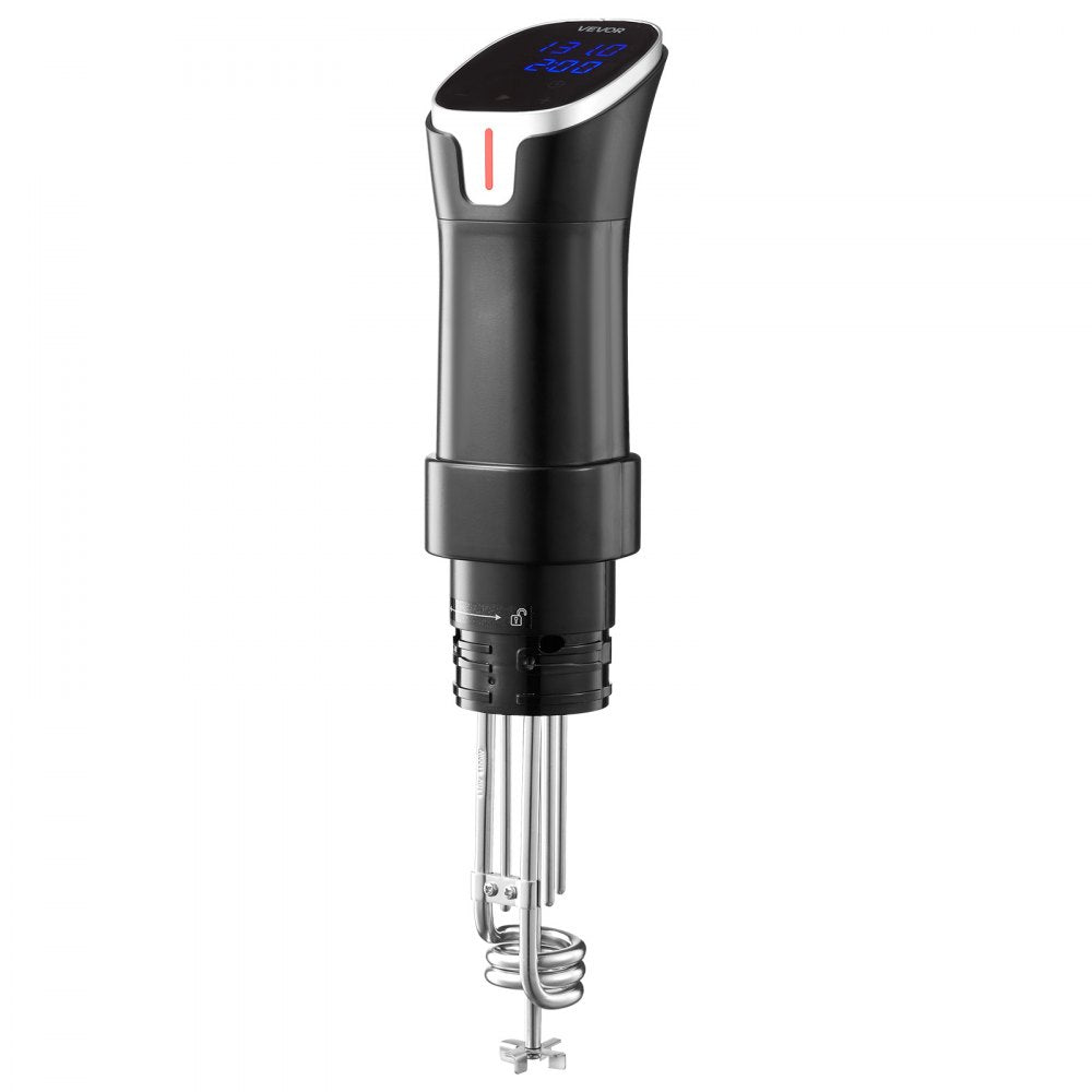 VEVOR Sous Vide Precision Cooker, 1100W Sous-Vide Cooking Machine, WIFI Immersion Circulator with LED Digital Display, Fast-Heating, Accurate Temperature & Timer Control, SUS304 Stainless Steel